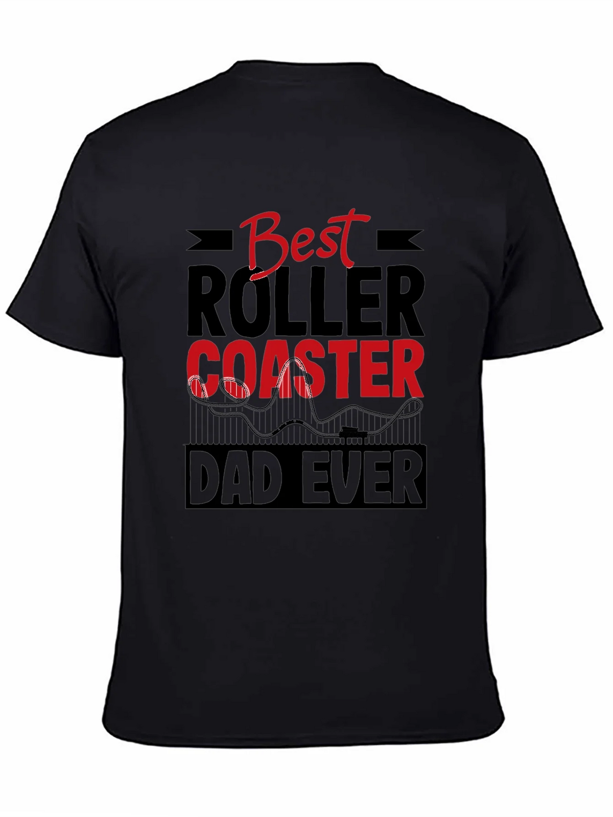 Best Roller Coaster Dad Ever T-Shirt product image 4