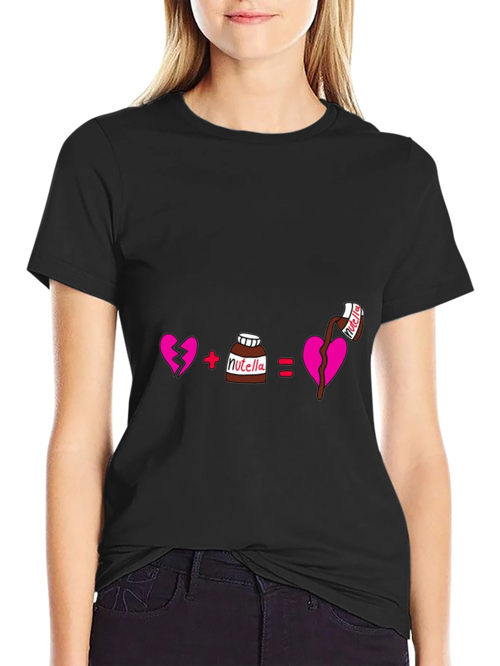 Nutella Love Equation T-Shirt - Funny Graphic Tee product image 2