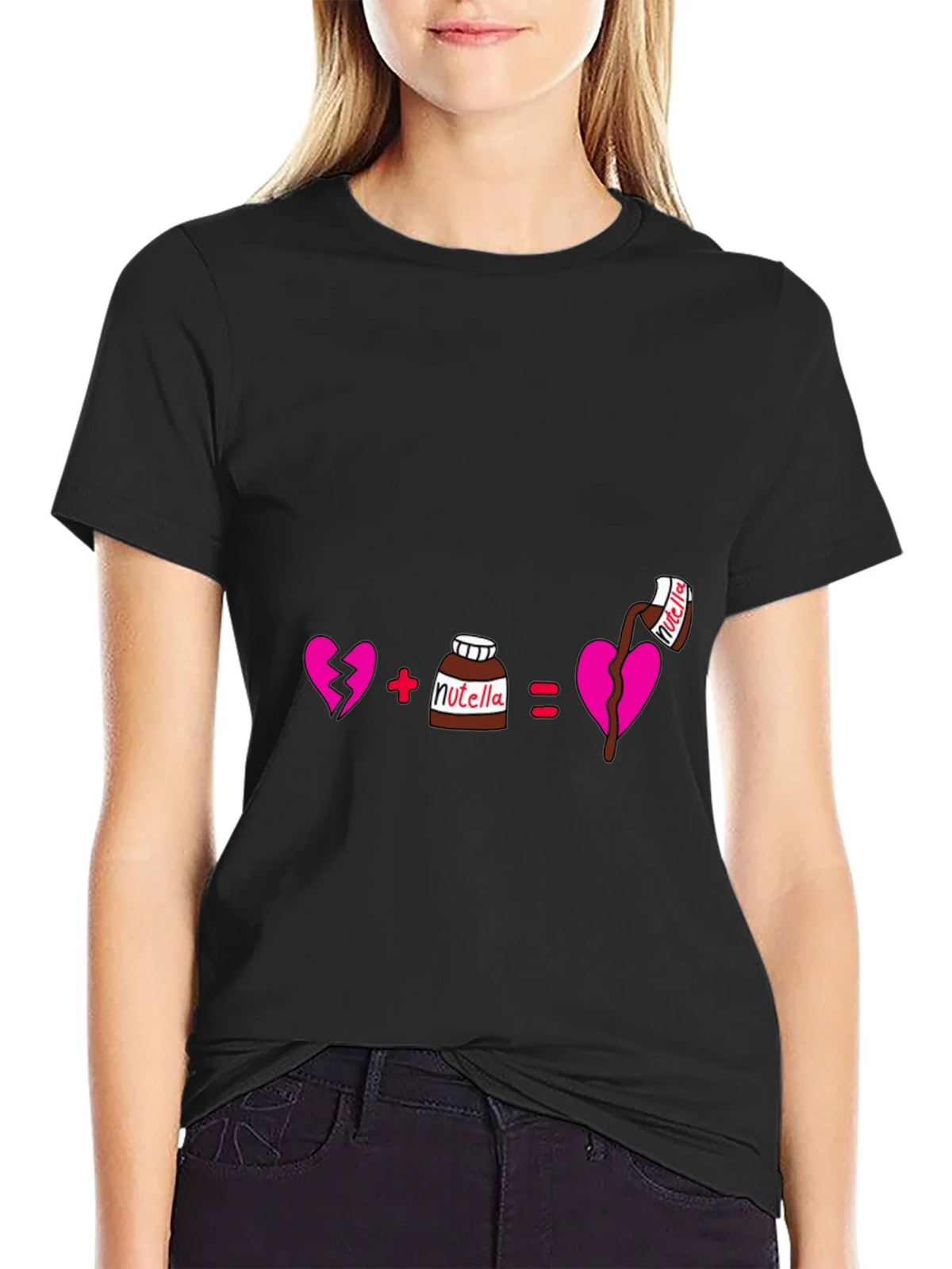 Nutella Love Equation T-Shirt - Funny Graphic Tee product image 2