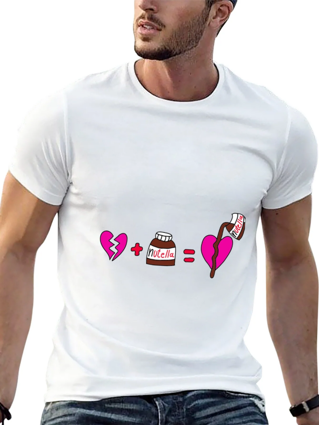 Nutella Love Equation T-Shirt - Funny Graphic Tee product image 12
