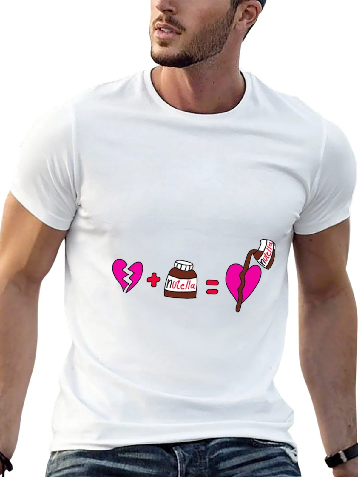 Nutella Love Equation T-Shirt - Funny Graphic Tee product image 12