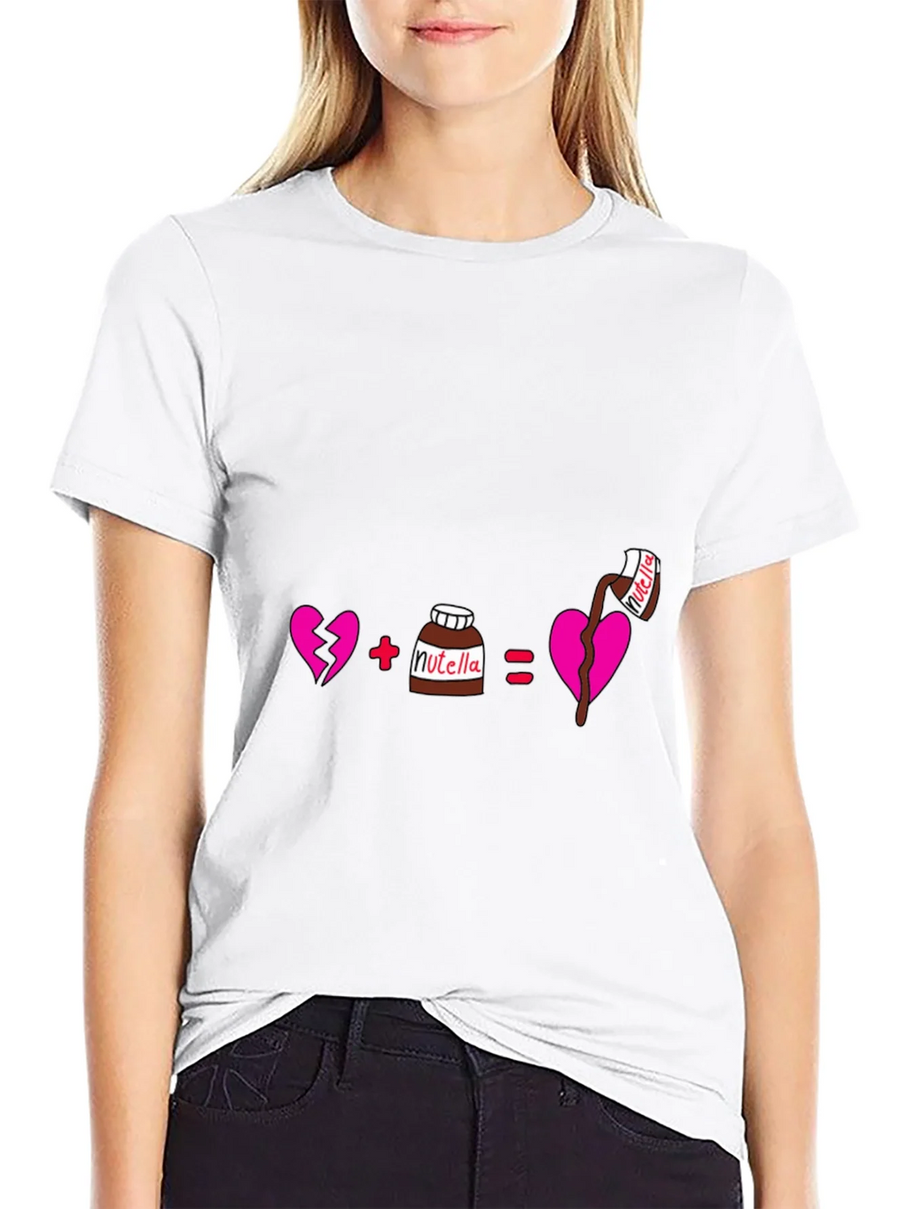 Nutella Love Equation T-Shirt - Funny Graphic Tee product image 8