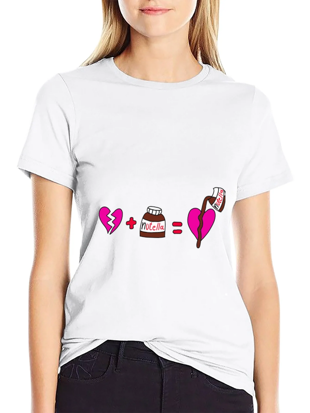 Nutella Love Equation T-Shirt - Funny Graphic Tee product image 8