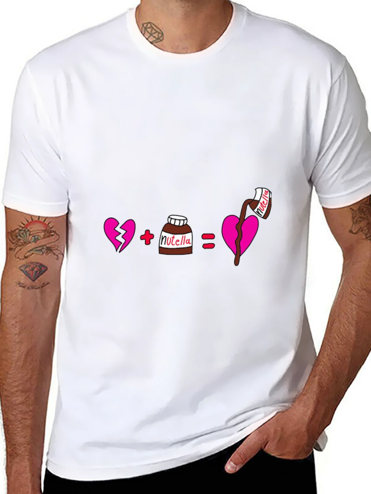 Nutella Love Equation T-Shirt - Funny Graphic Tee product image 7