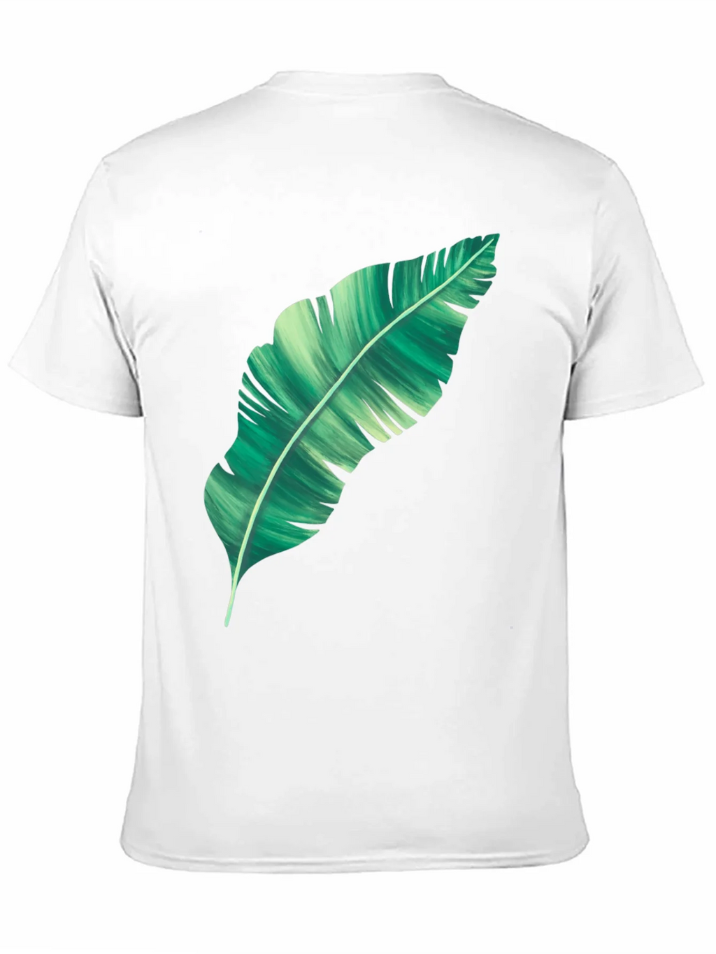 Banana Leaf Graphic Print Black T-Shirt product image 10
