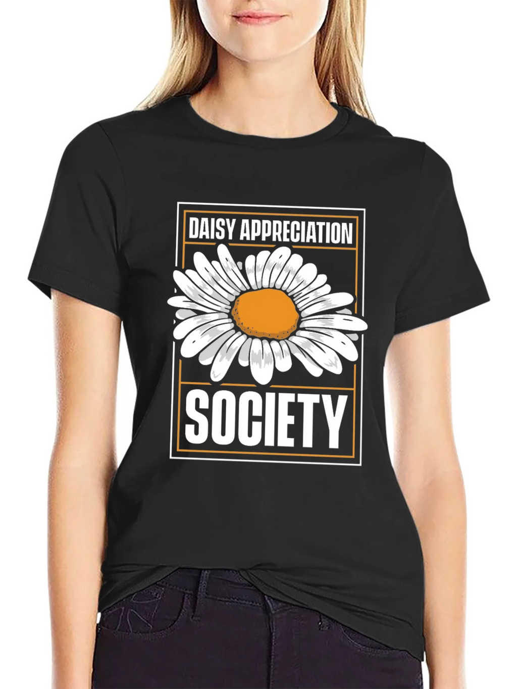 Daisy Appreciation Society Black T-Shirt product image 2