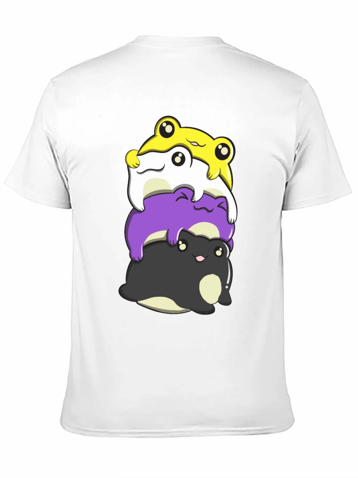 Stacked Frog Nonbinary Pride T-Shirt product image 10