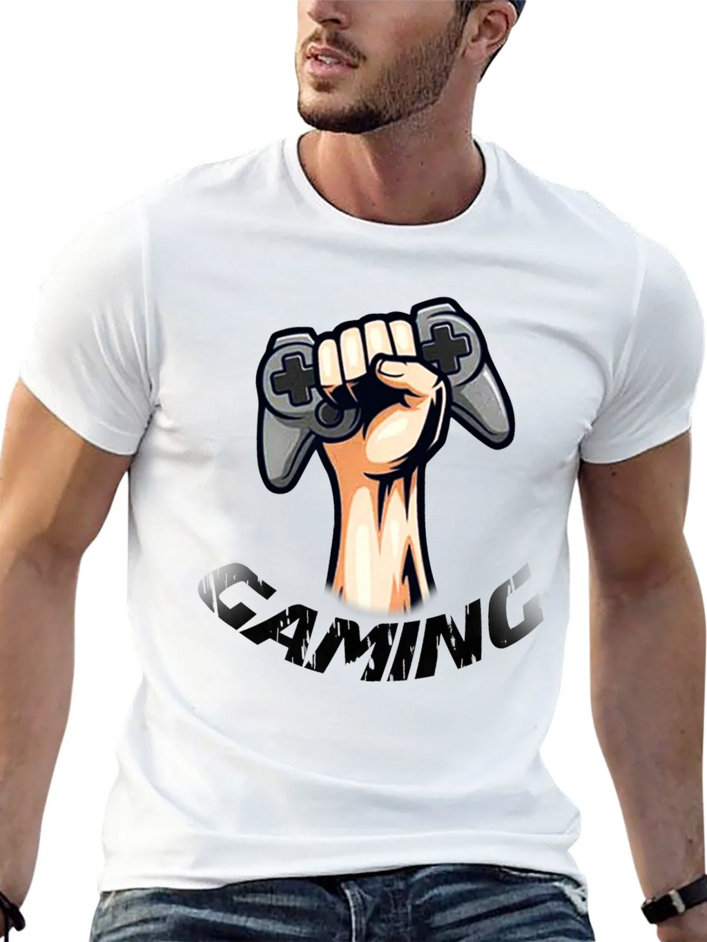 Gaming Controller Graphic Tee - Black product image 12