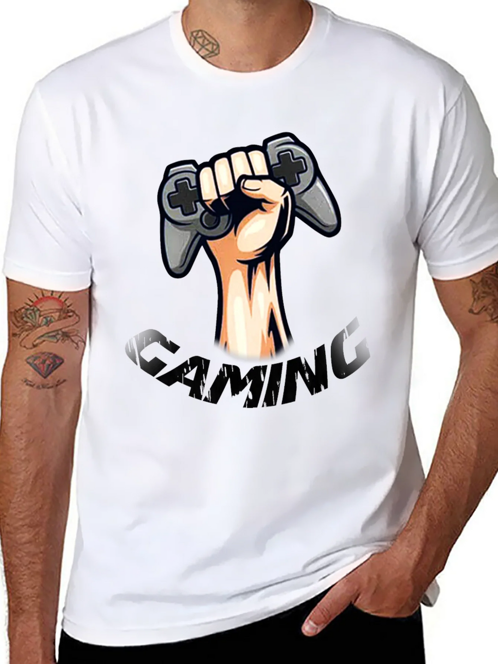 Gaming Controller Graphic Tee - Black product image 7
