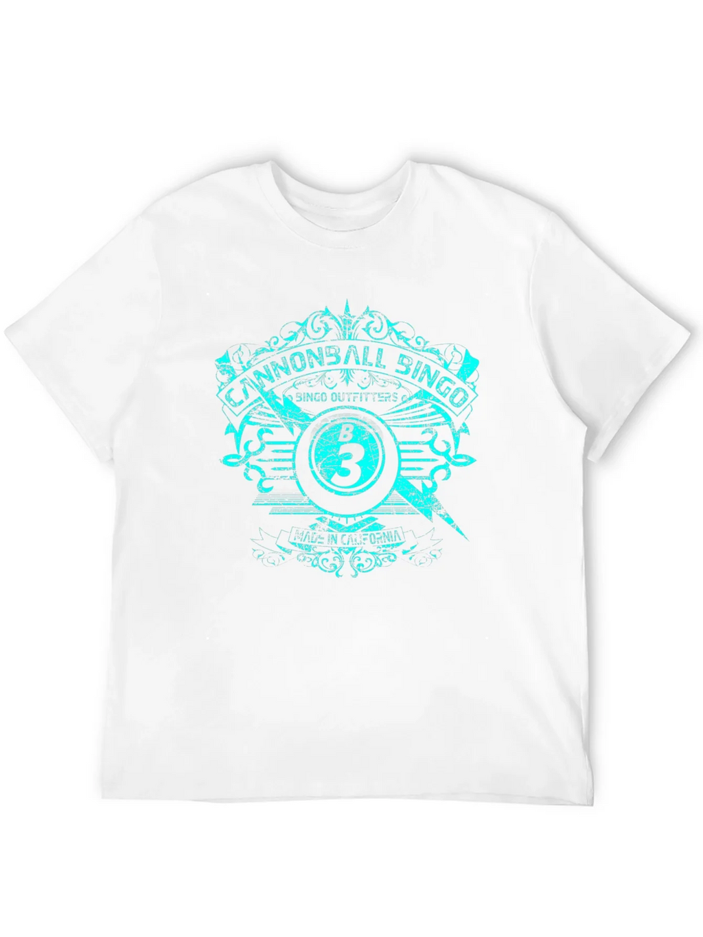 Cannonball Bingo Black T-Shirt with Graphic Design product image 11
