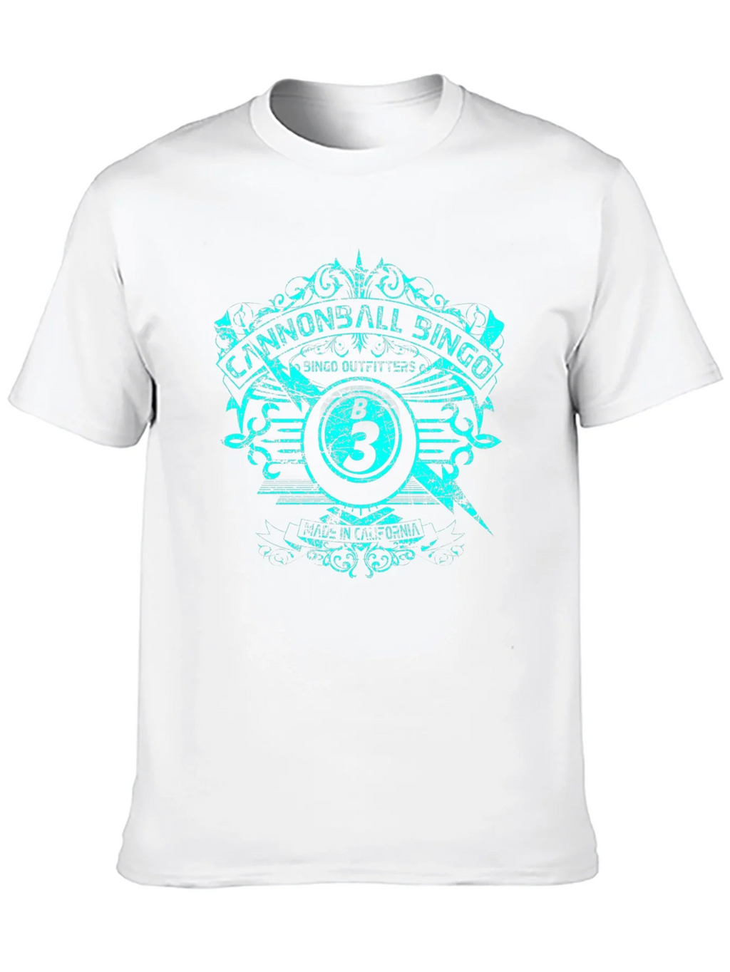 Cannonball Bingo Black T-Shirt with Graphic Design product image 9