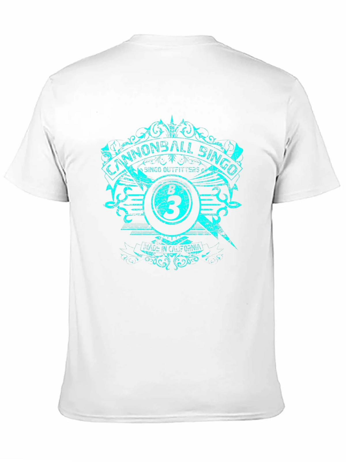 Cannonball Bingo Black T-Shirt with Graphic Design product image 10