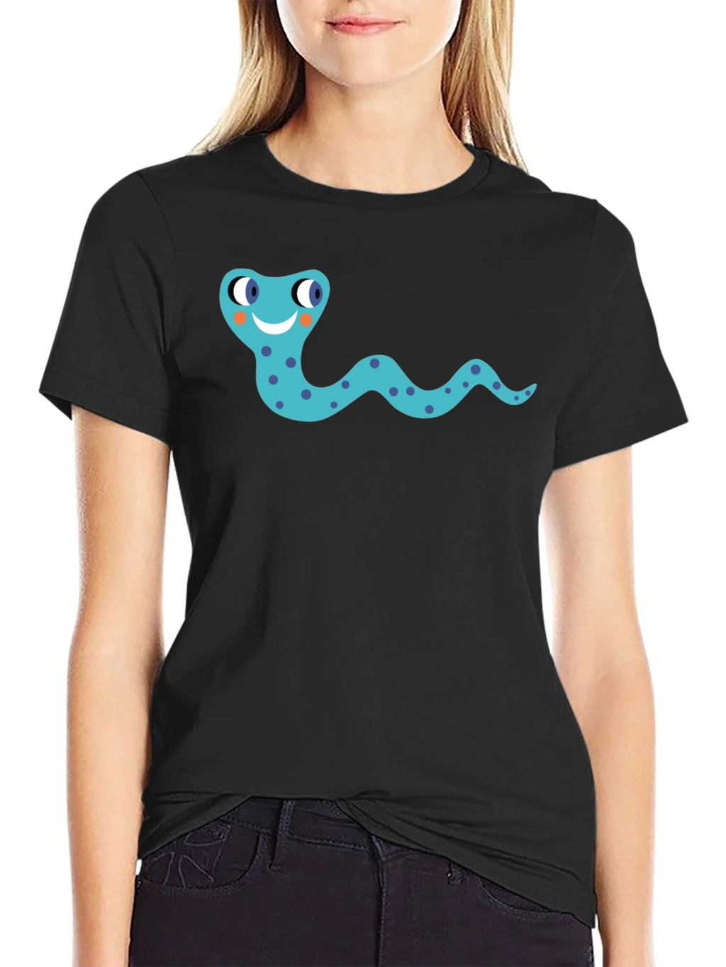 Snake Graphic Black T-Shirt product image 2
