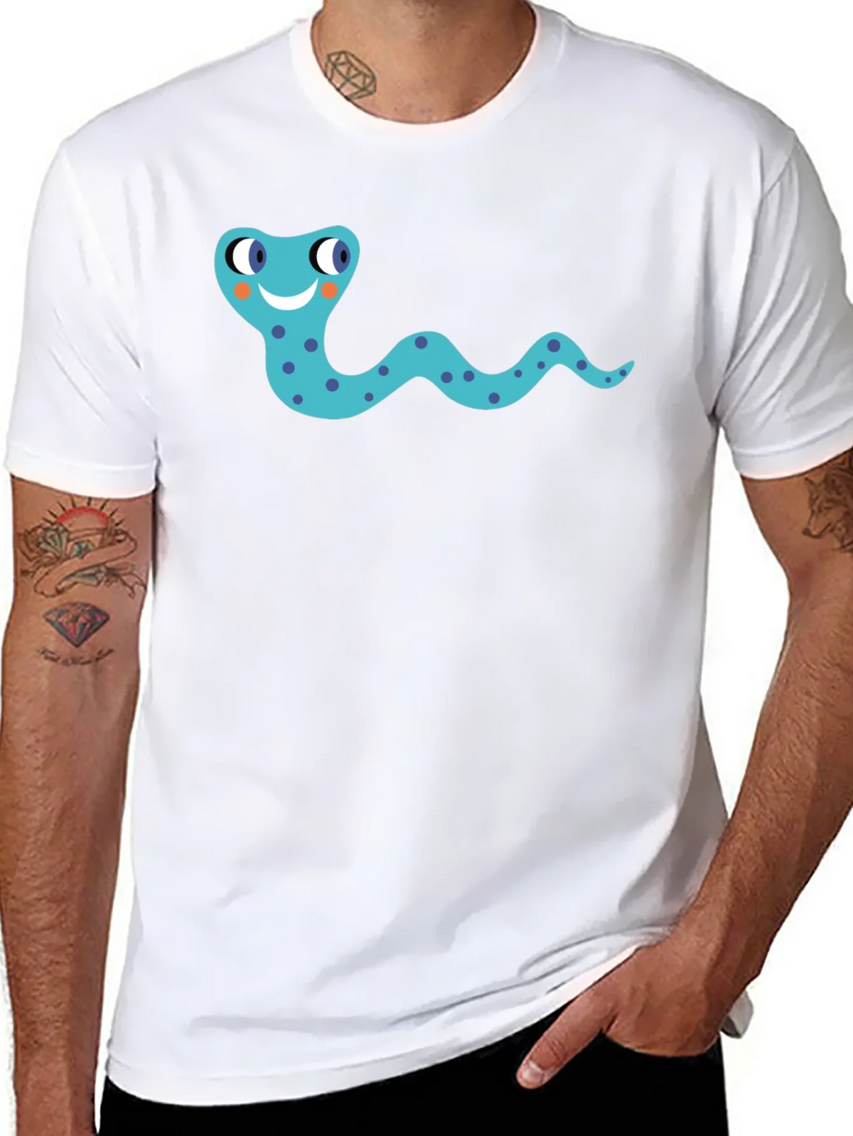 Snake Graphic Black T-Shirt product image 7