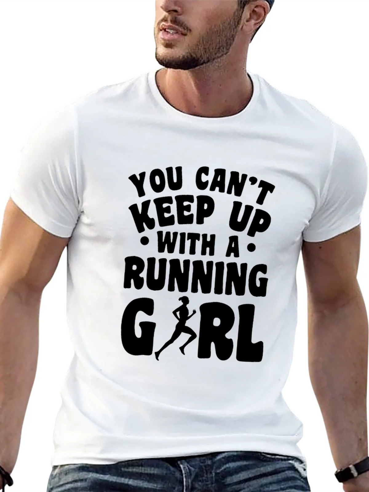 Running Girl Graphic Print T-Shirt product image 12