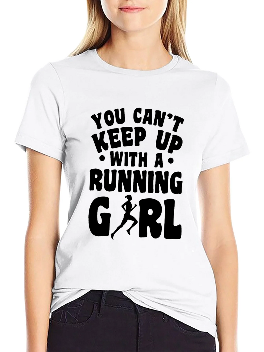 Running Girl Graphic Print T-Shirt product image 8