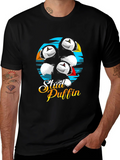 Stud Puffin Graphic Tee - Black T-Shirt product image 1