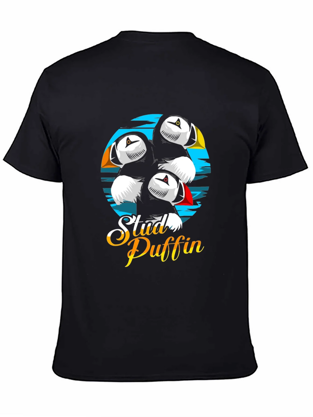 Stud Puffin Graphic Tee - Black T-Shirt product image 4