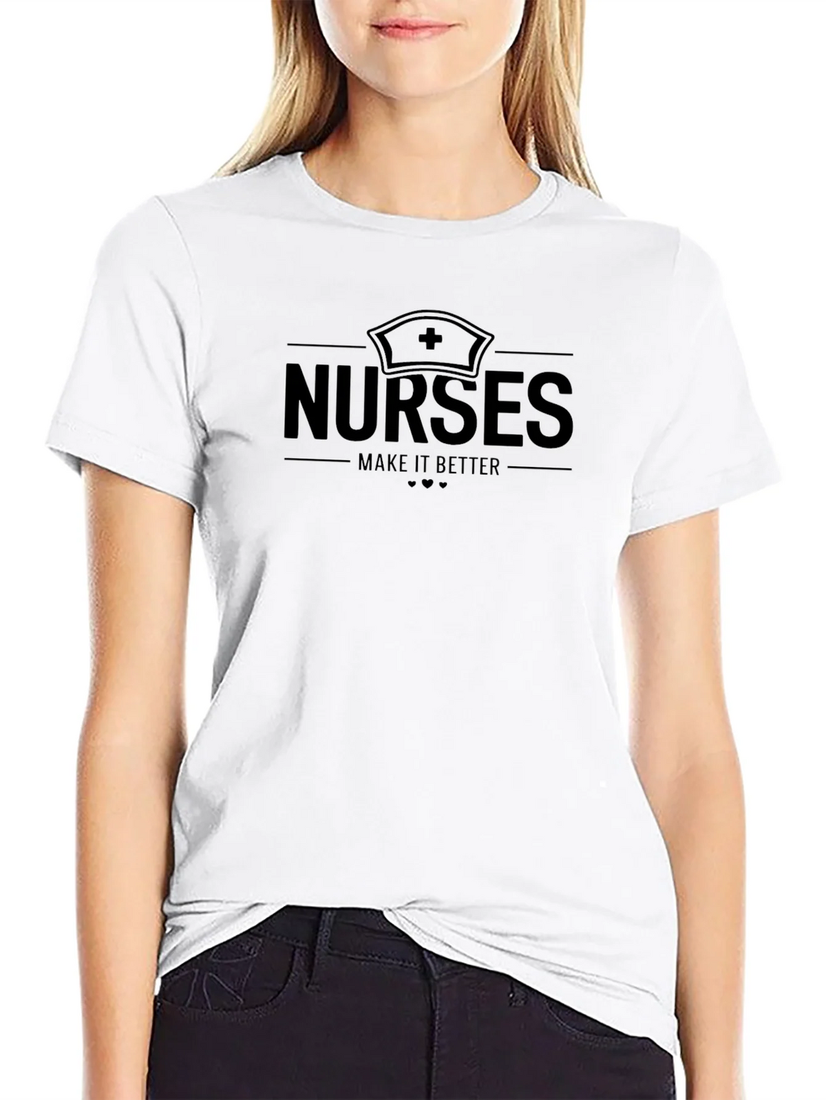 Nurses Make it Better Black T-Shirt product image 8
