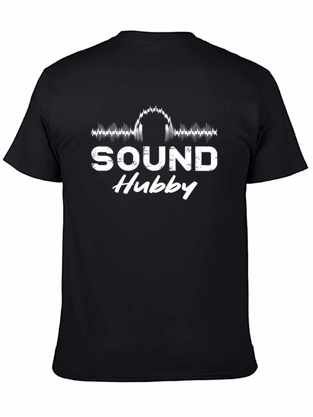 Sound Hubby Black Graphic T-Shirt product image 4