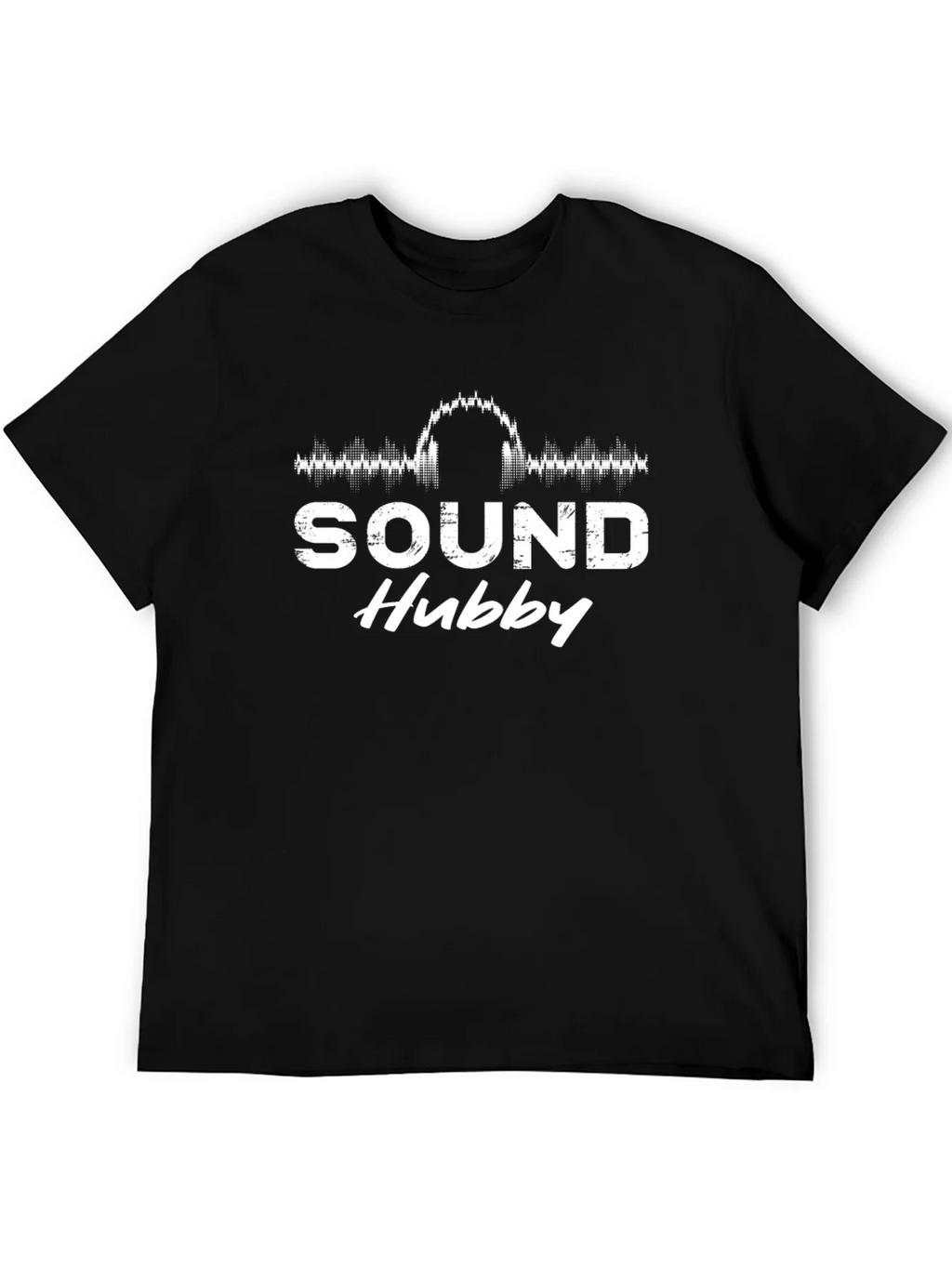 Sound Hubby Black Graphic T-Shirt product image 5