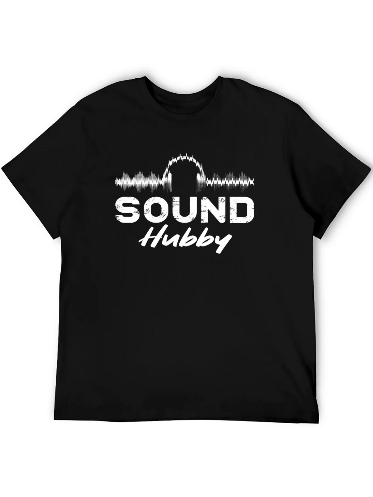 Sound Hubby Black Graphic T-Shirt product image 5
