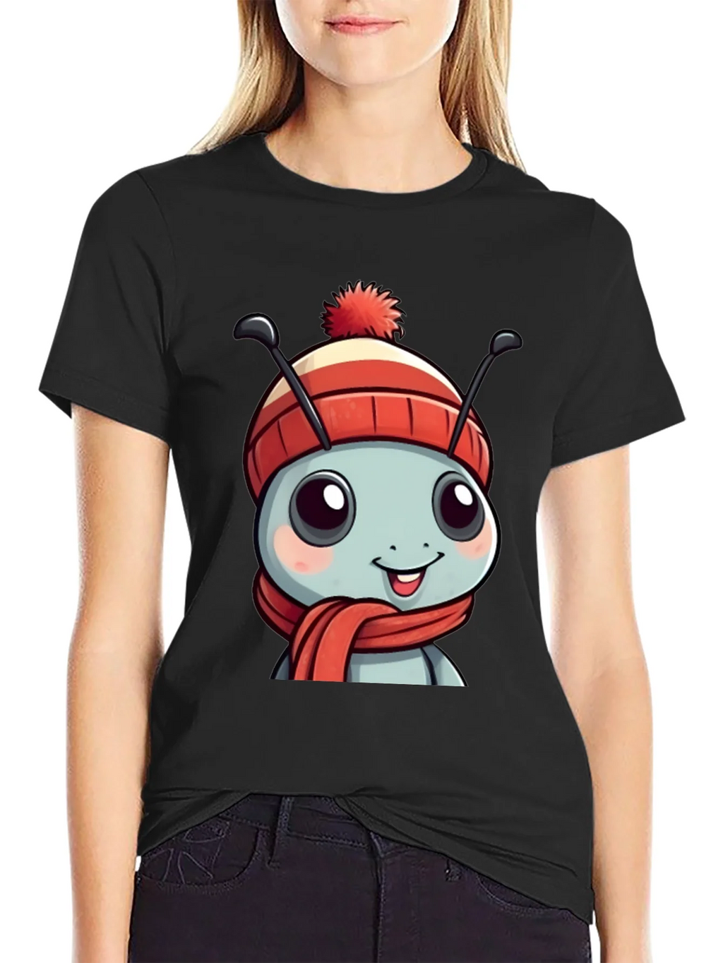 Cute Cartoon Ant Winter T-Shirt