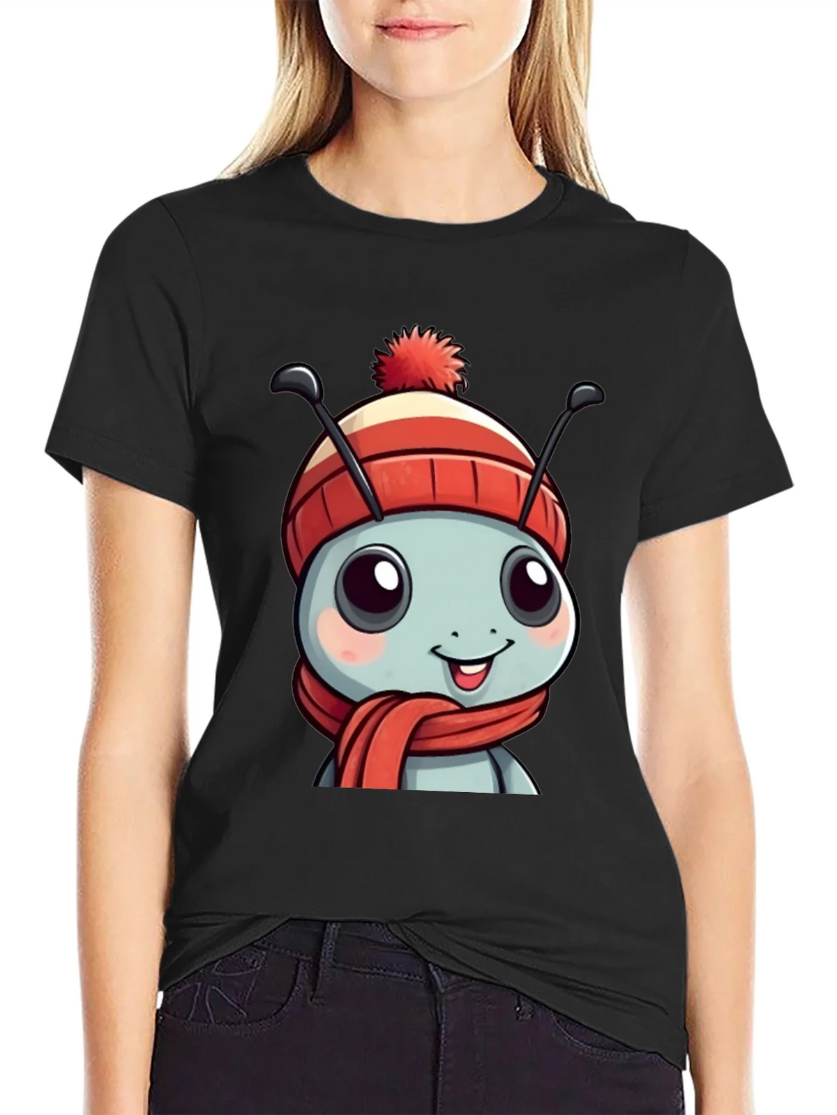 Cute Cartoon Ant Winter T-Shirt