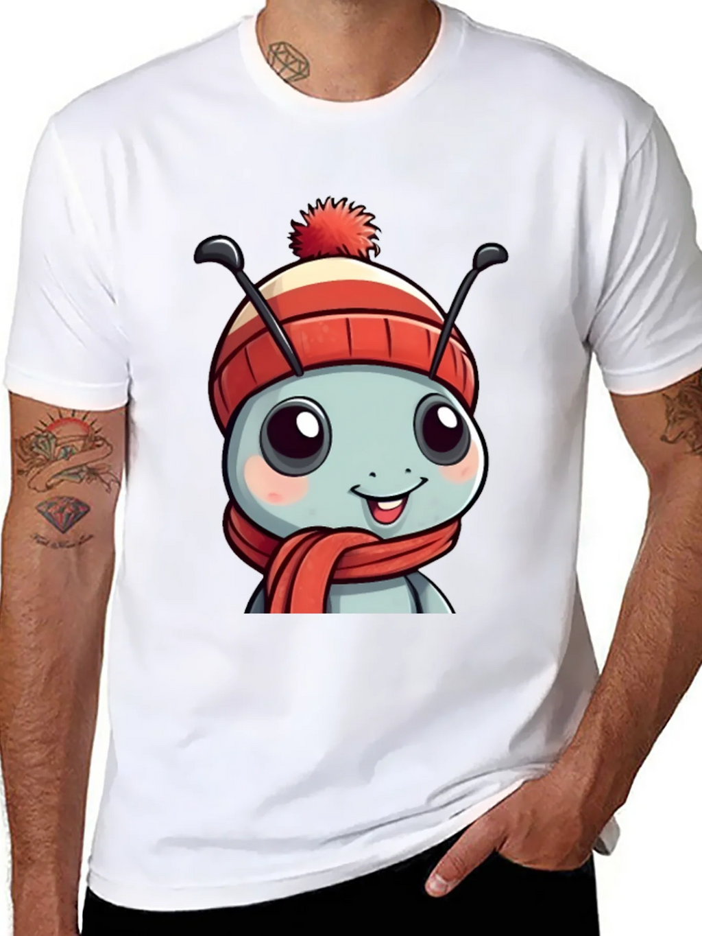 Cute Cartoon Ant Winter T-Shirt