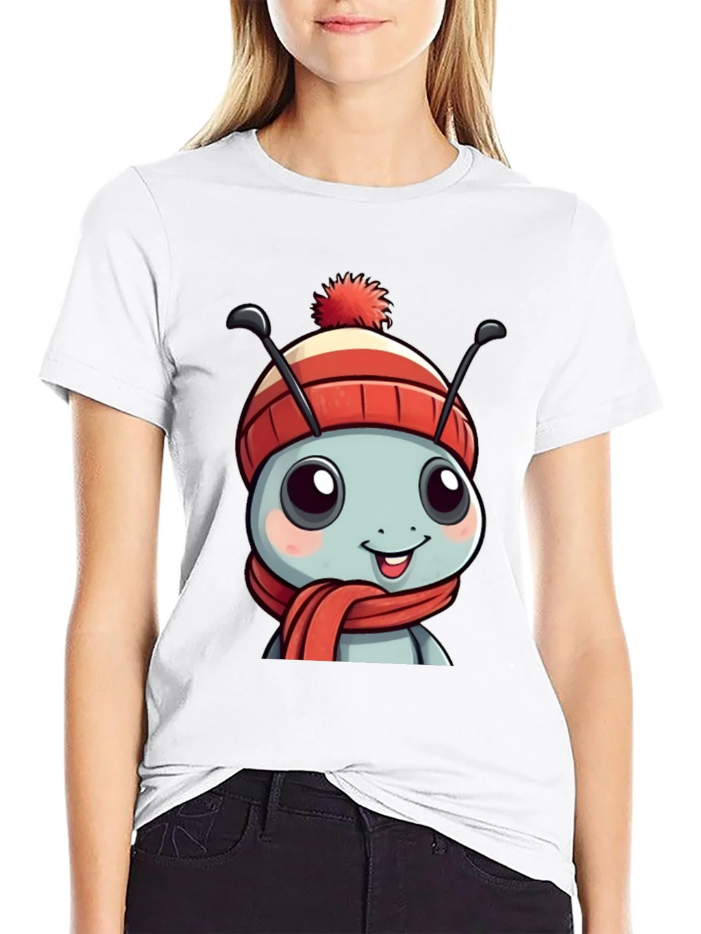 Cute Cartoon Ant Winter T-Shirt
