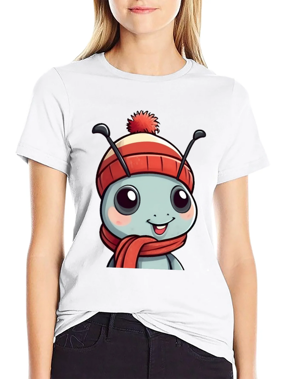 Cute Cartoon Ant Winter T-Shirt