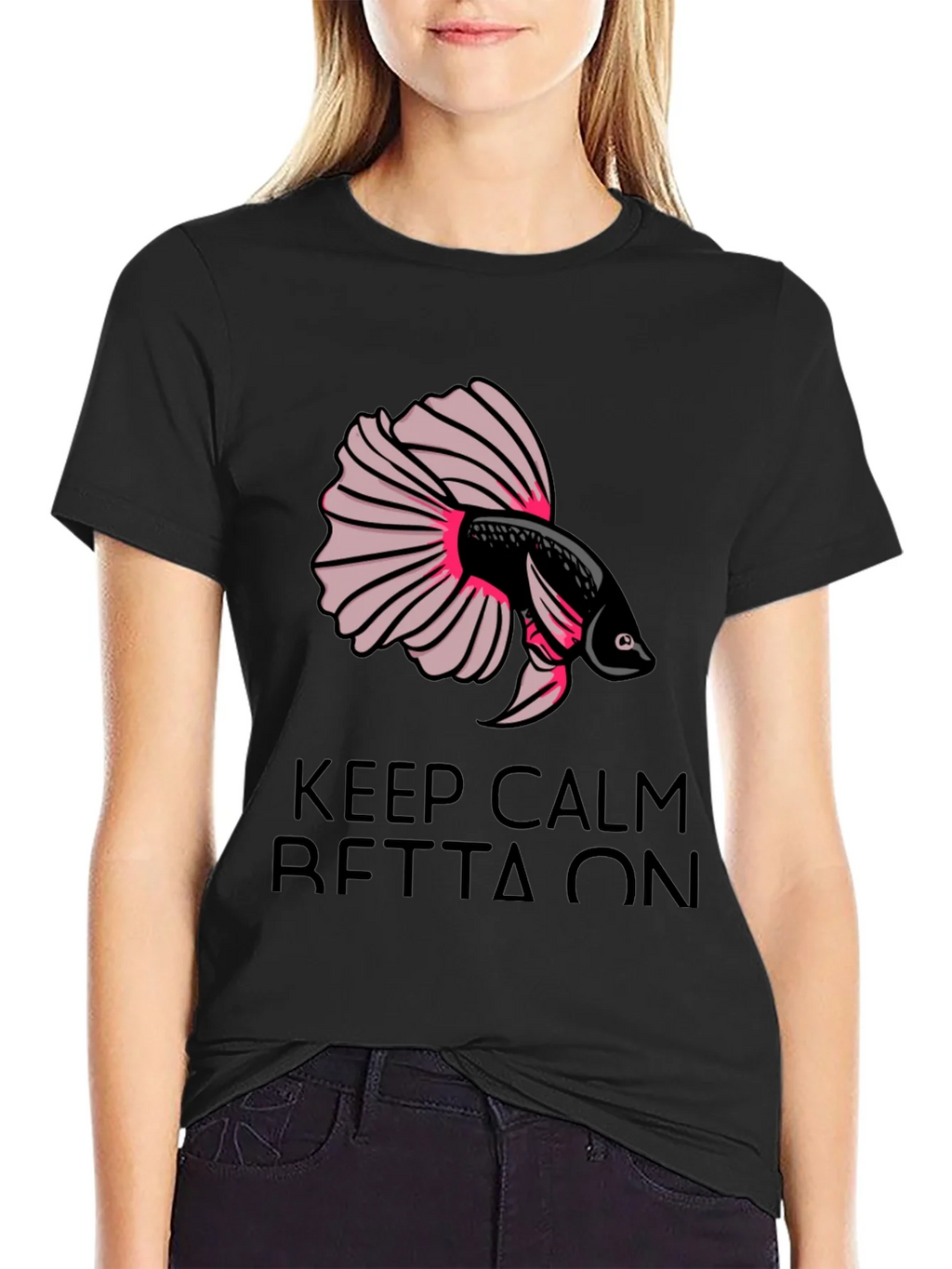 Keep Calm Betta On T-Shirt product image 2