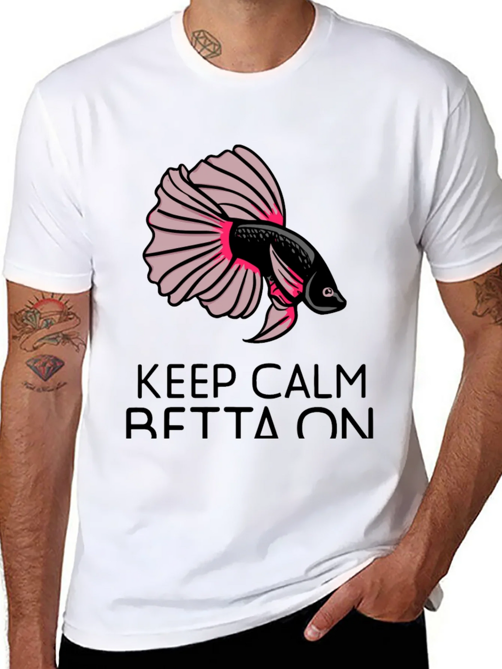 Keep Calm Betta On T-Shirt product image 7