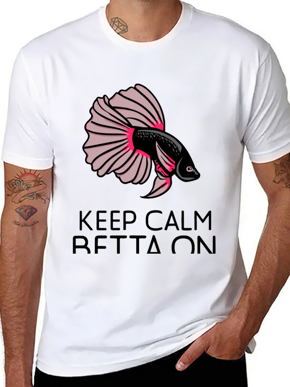 Keep Calm Betta On T-Shirt product image 7