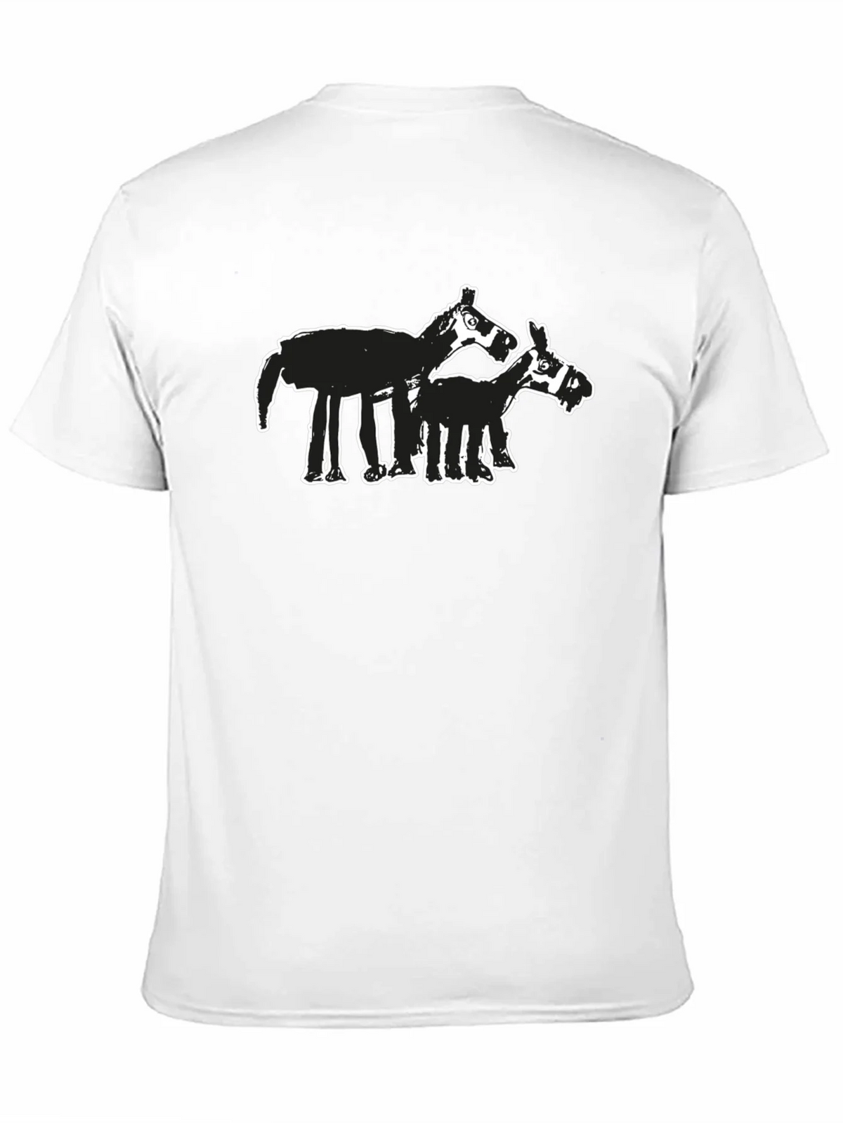 Abstract Horse Graphic Tee - Black product image 10