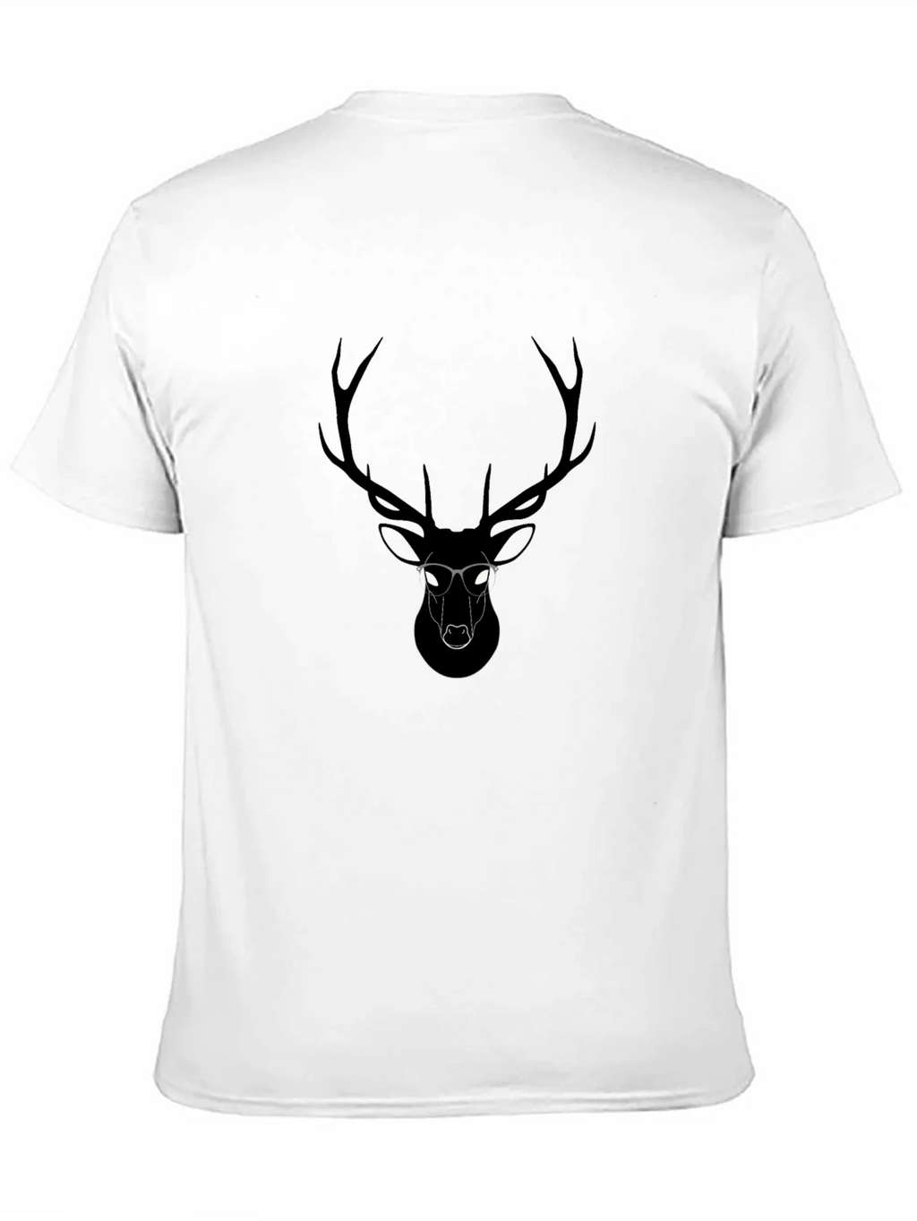 Cool Deer Graphic Black T-Shirt product image 8