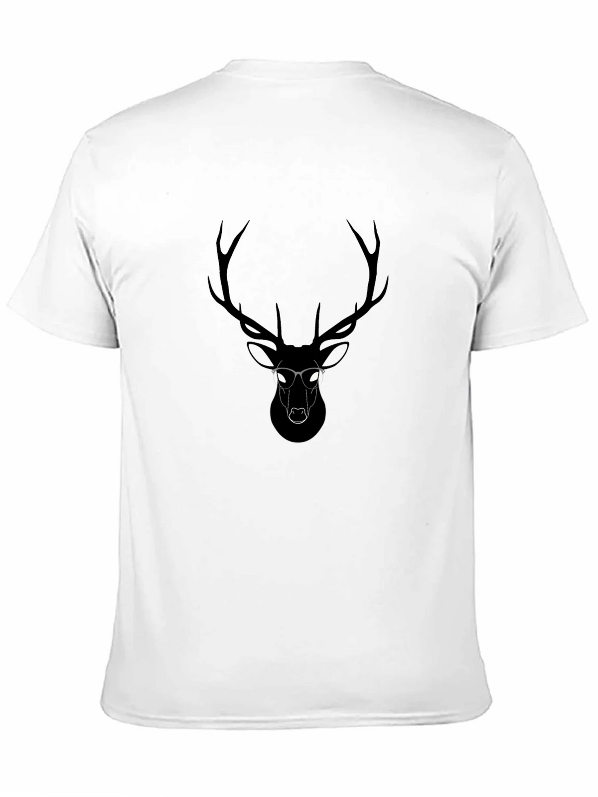 Cool Deer Graphic Black T-Shirt product image 8