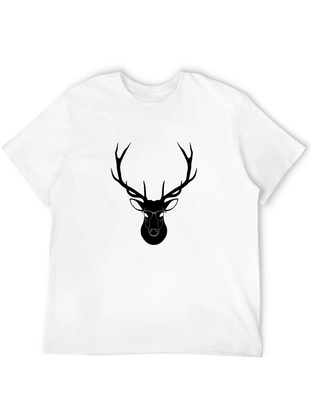 Cool Deer Graphic Black T-Shirt product image 9