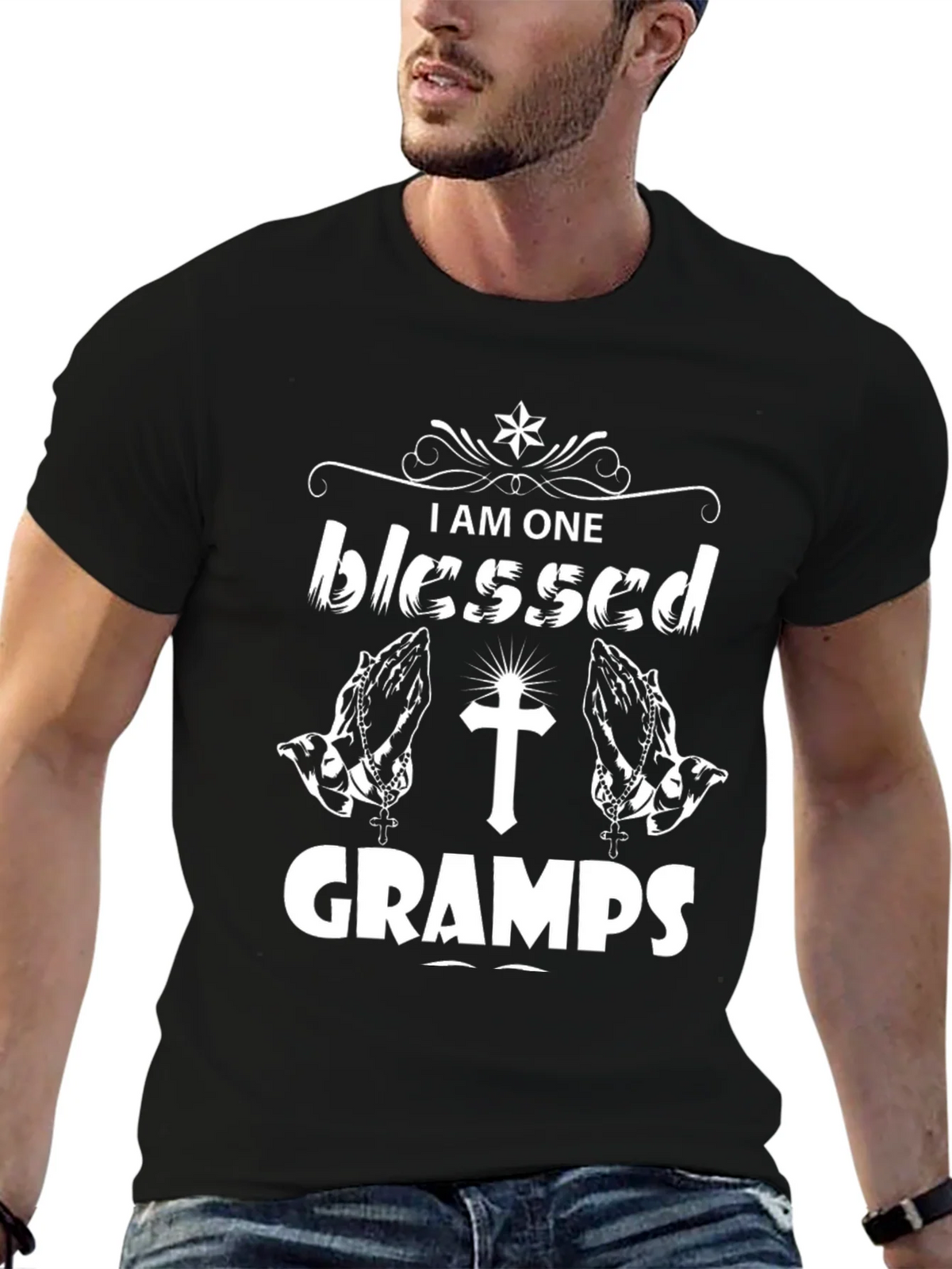 Blessed Gramps T-Shirt - Christian Grandpa Tee product image 6