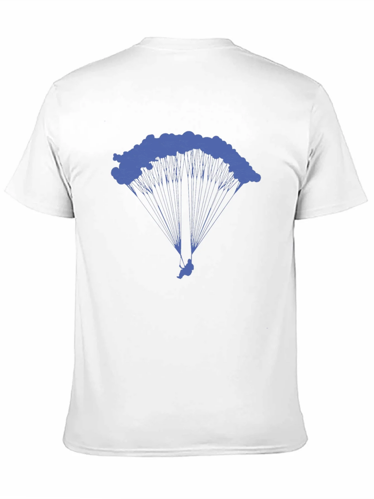 Skydiving Parachute Graphic Tee - Black Cotton T-Shirt product image 10