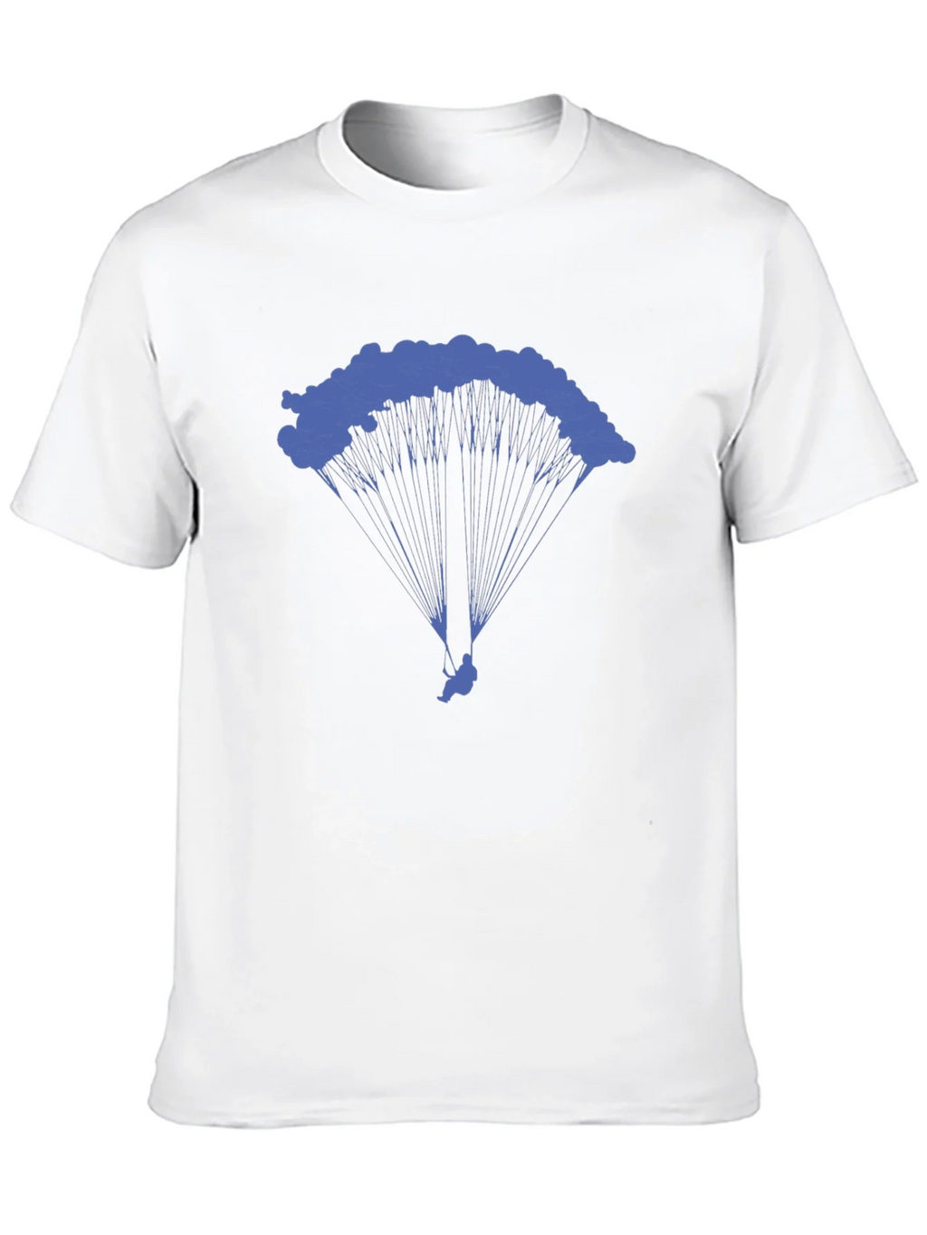 Skydiving Parachute Graphic Tee - Black Cotton T-Shirt product image 9