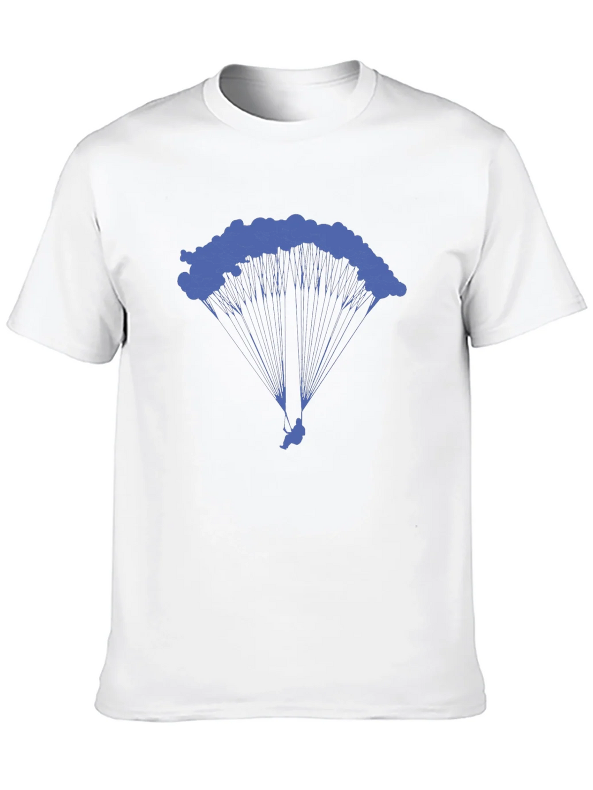 Skydiving Parachute Graphic Tee - Black Cotton T-Shirt product image 9