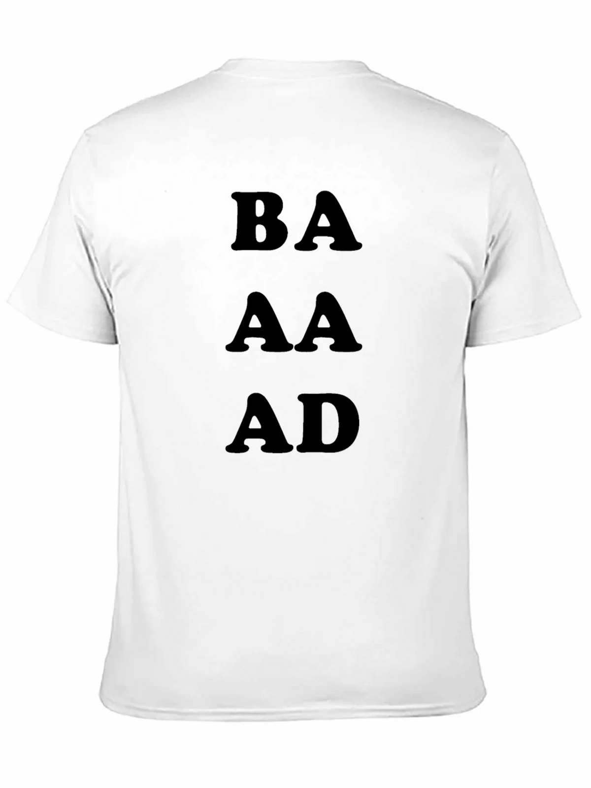 BAAAD Black Graphic Tee - Mens Casual T-Shirt product image 8