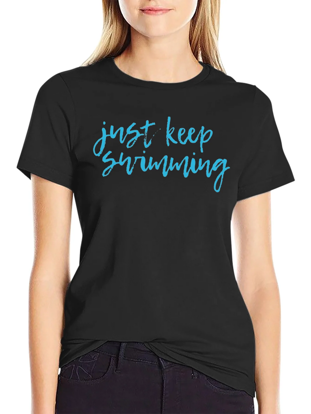 Just Keep Swimming Graphic T-Shirt product image 2