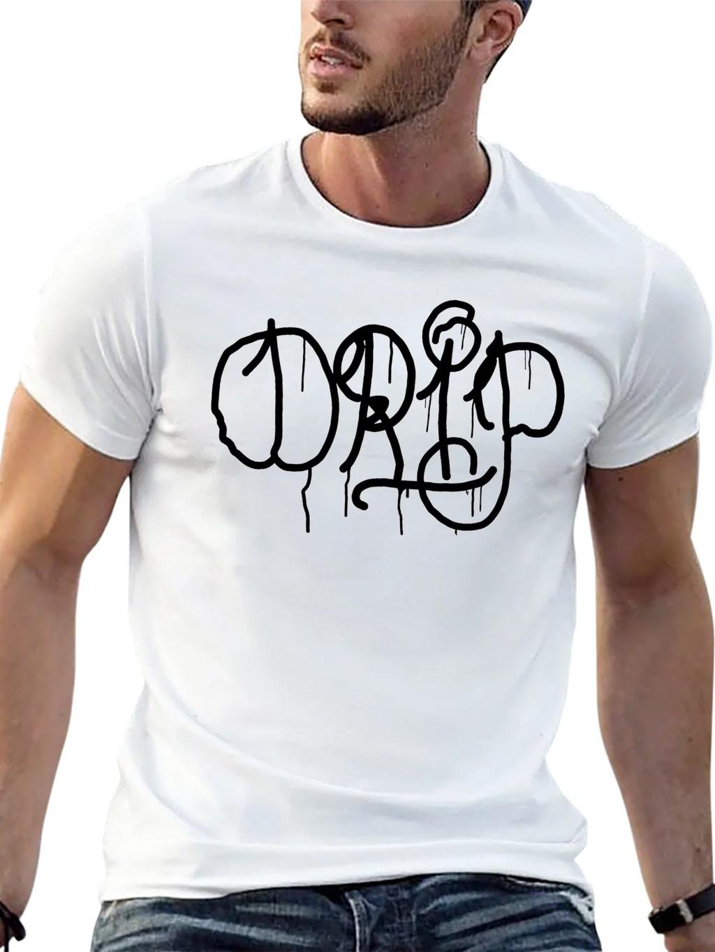Black Graphic Tee - DRIP Design product image 12