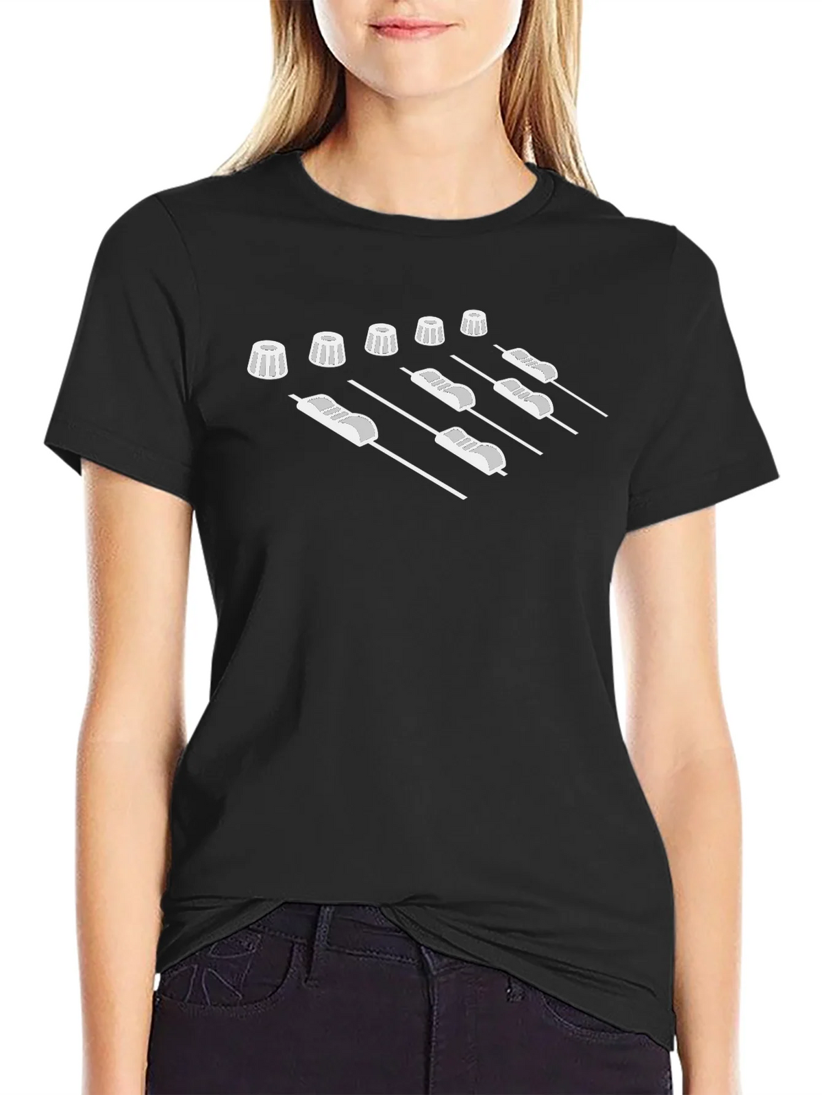 DJ Mixer Graphic Tee - Black product image 2