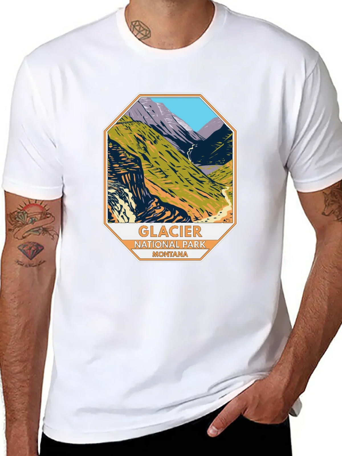 Glacier National Park Montana Tee product image 7