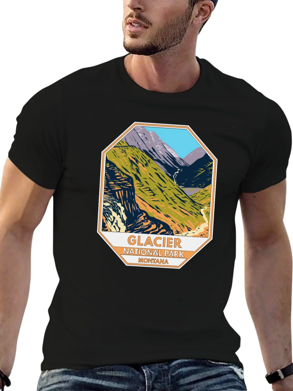 Glacier National Park Montana Tee product image 6
