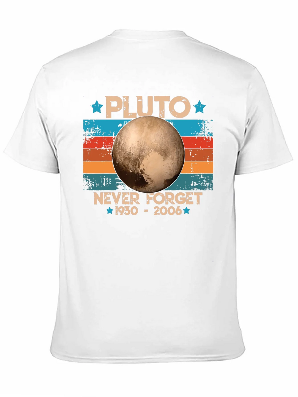 Pluto Never Forget Retro T-Shirt product image 10