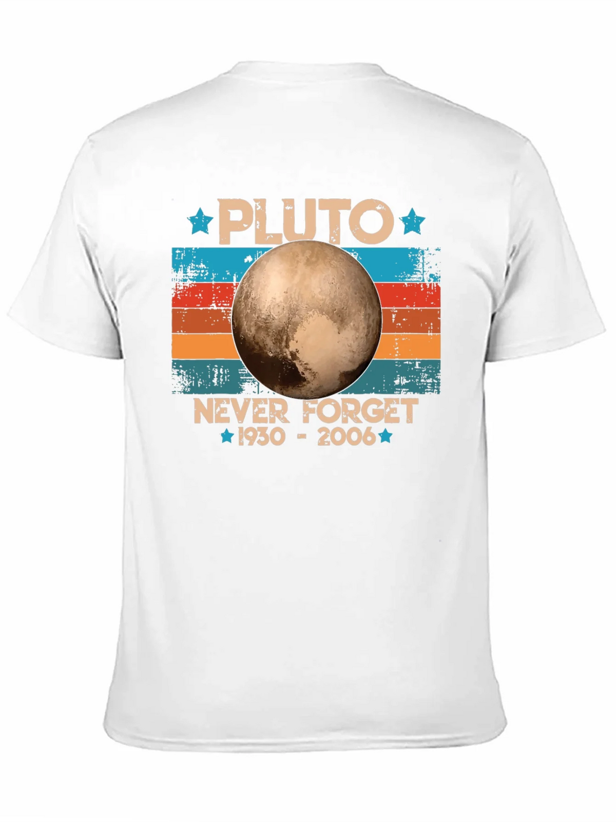 Pluto Never Forget Retro T-Shirt product image 10